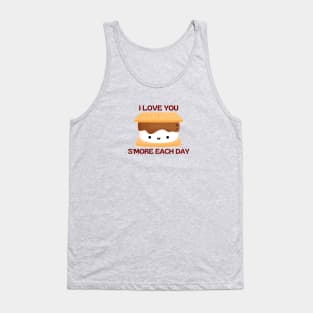 I Love You S'more Each Day | Cute Smore Pun Tank Top